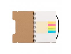 Caderno de anotaes em Kraft 21cm x 14cm - personalizado