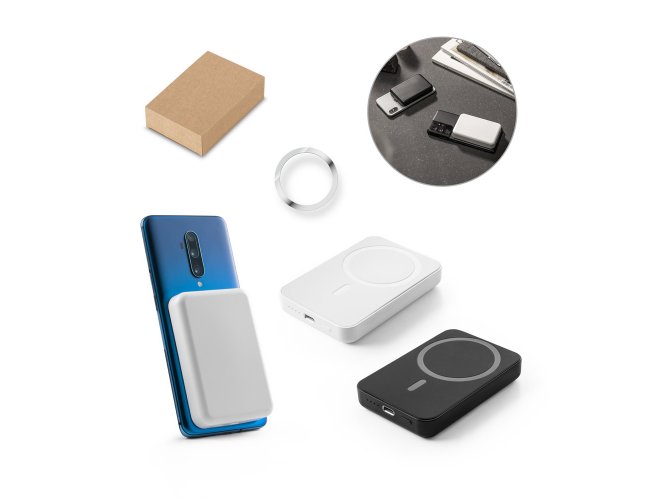 AMPERE. Bateria porttil em ABS 100% reciclado e bateria em ltio 5.000 mAh