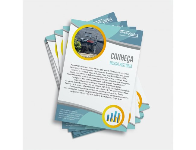 Panfleto - Personalizado com seu logo