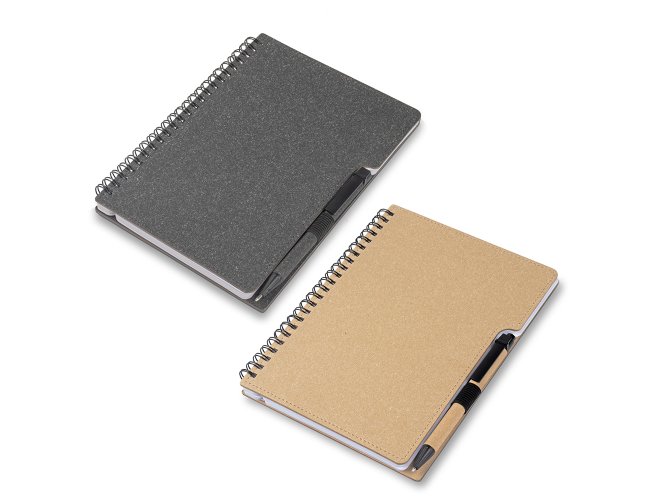 Caderno de Anotaes em Papelo Reciclvel c/ Caneta 20 x 14