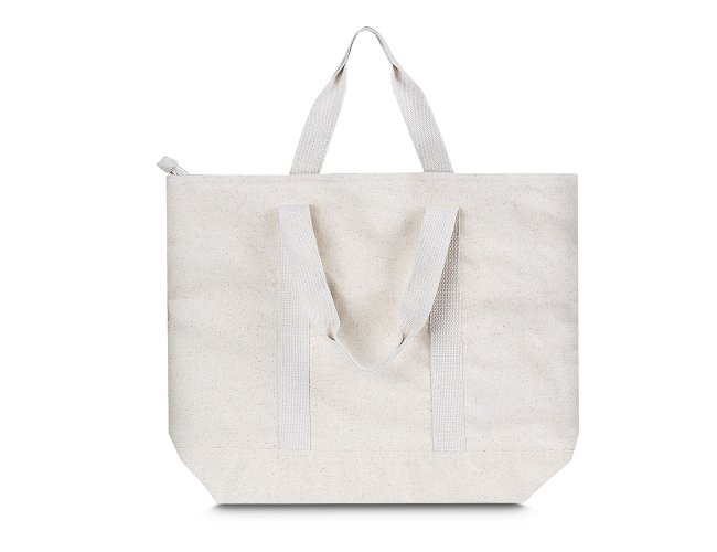 Sacola em algodo cru com ala para transporte  45 x 52cm