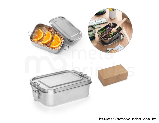ALLSPICE. Lancheira. Marmita hermética robusta em aço inox (90% reciclado) 750 mL