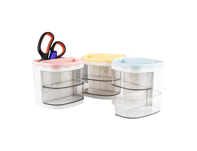 Organizador de Mesa c/ 2 gavetas