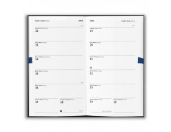Agenda Pocket (2025) em cortia. 14 x 8 - Personalizada com seu logo