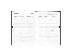 Agenda B5 (2025) em rPET e PU reciclado. 24 x 17 - Personalizada com seu logo