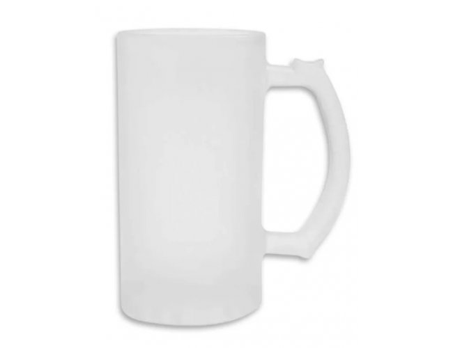 Caneca de Chopp 460ml Vidro Fosca Nacional