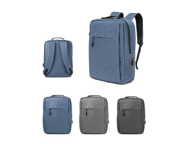 CRETA Mochila para notebook em 300D com bolso forrado para notebook