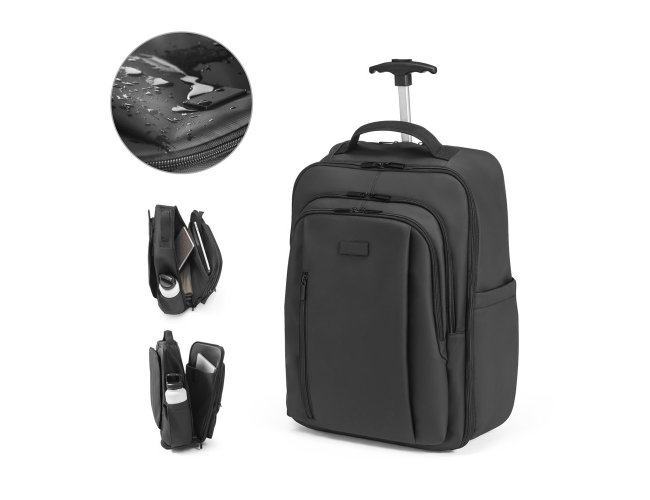 Mochila trolley em 900D com revestimento resistente  gua.