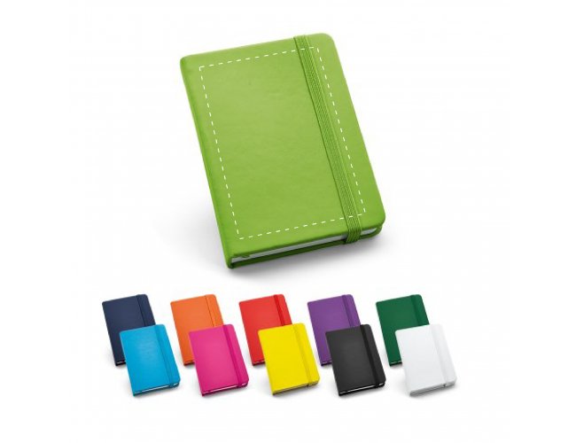 MEYER. Caderno de bolso em c.sinttico com pginas lisas 14 x 9
