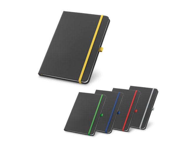 Moleskine A5 em c. sinttico com capa dura e folhas pautadas