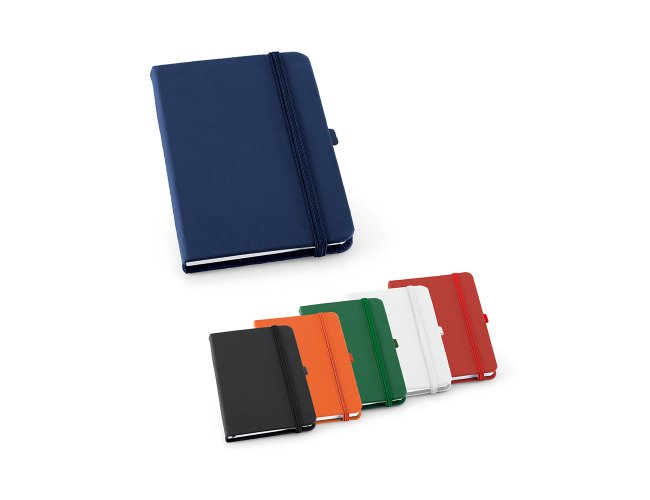 RIMM. Caderno A6 em c.sinttico com folhas pautadas 9 X 14cm