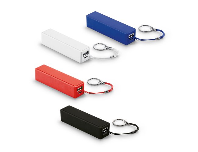 BIT 1. Bateria porttil em ABS com capacidade de 1 200 mAh