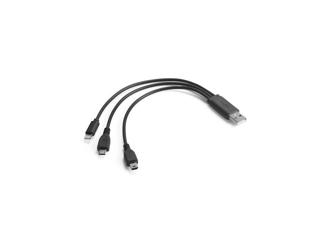 Cabo USB 4 em 1. Adequado para recarregar dispositivos mveis. Dispe d