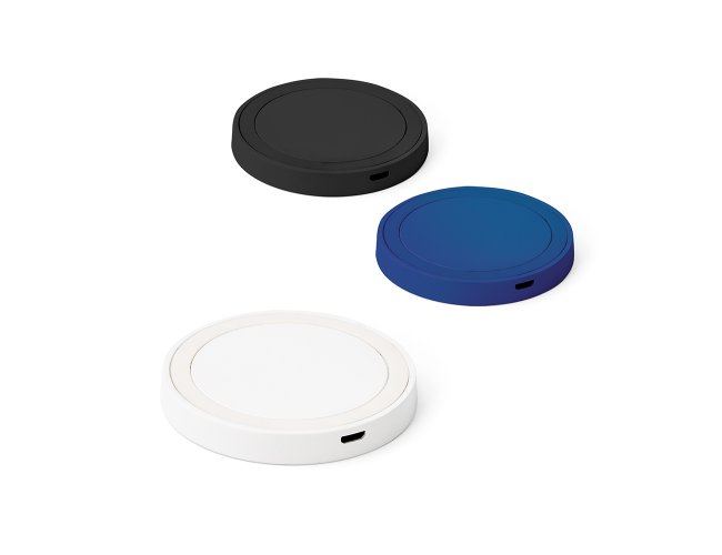 Carregador wireless fast. ABS e silicone. Com entrada 5V/2A e 9V/1.67A