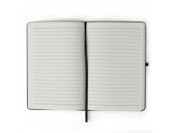 Caderneta Emborrachada c/ pauta + porta caneta - 21,2x14,0 (personalizada com o logo da sua empresa)