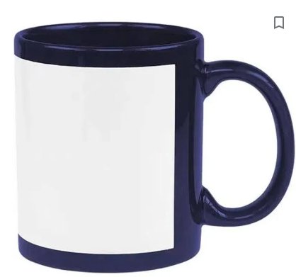 Caneca Azul Personalizada 325ml