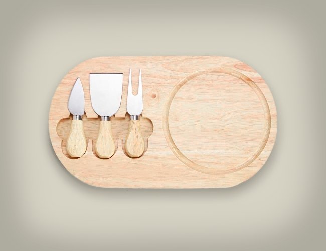 Kit Queijo 4 Peas + Tbua com im - Personalizado com seu logo