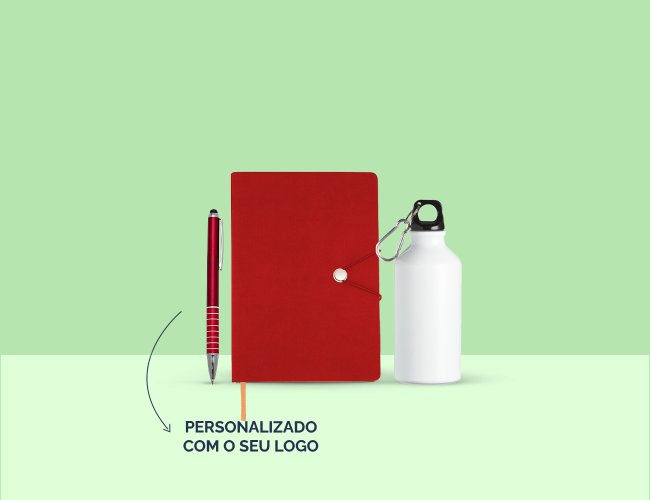 Kit Primeiros Passos Personalizado para seu colaborador