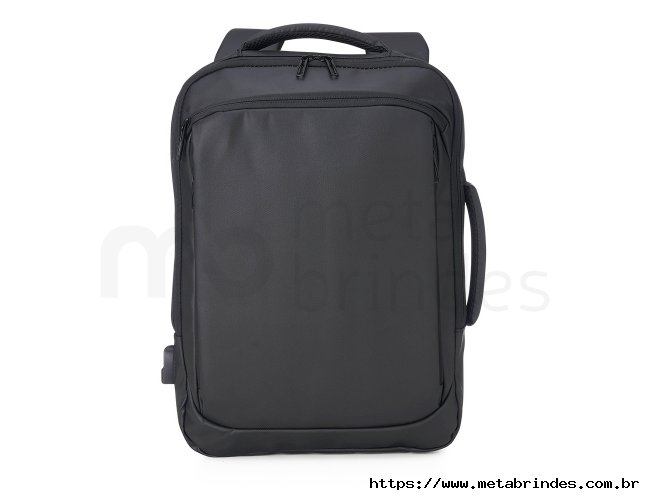 Mochila Couro Sinttico USB 17 Litros
