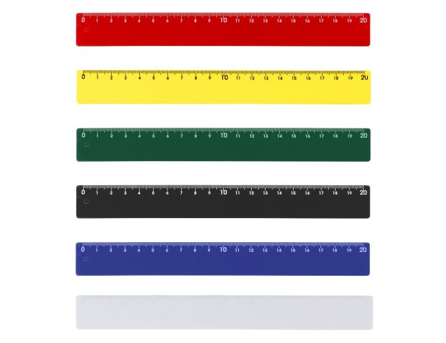 RÉGUA PLÁSTICA 20CM